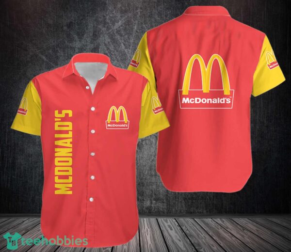 Mcdonald's AOP 3D Hawaiian Shirt Button Shirt Product Photo 1