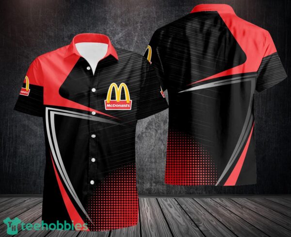 MCDONALD'S Button Shirt 3D Printed Hawaii Shirt Aloha Shirt Product Photo 1