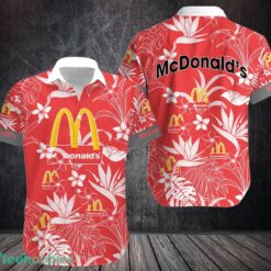 mcdonald's Button Shirt 3D Printed Hawaii Shirt Tropical Style Product Photo 1