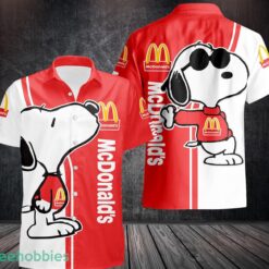mcdonald's Hawaiian Shirt Team Shirt Button Shirt Product Photo 1