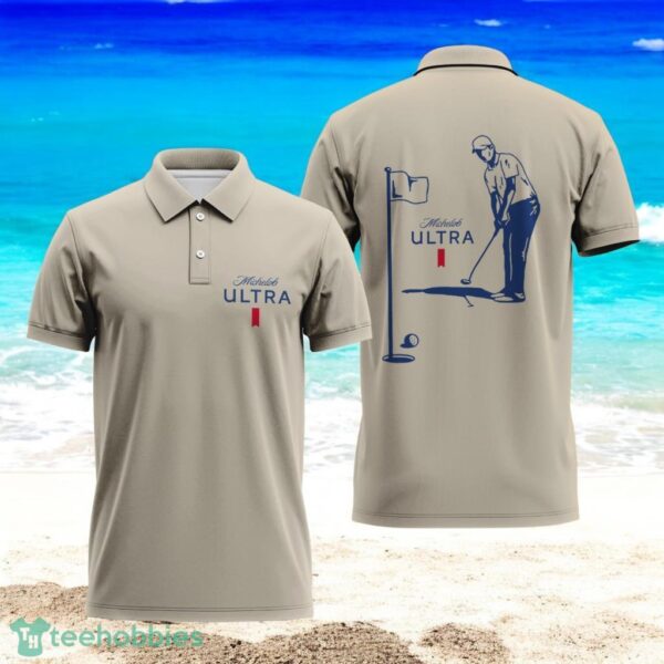 Michelob Ultra Golf Player Polo Shirt New Gift Fashion Product Photo 1
