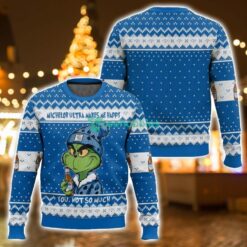 Michelob Ultra Makes Me Happy AOP Ugly Christmas Sweater For Fans Christmas Gift Family Gift Product Photo 1