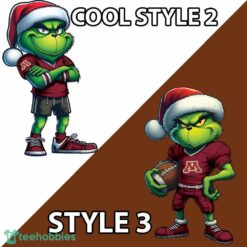 Minnesota Golden Gophers Grinch Football Ugly Sweater Gift For Christmas - Custom Number - NCAA Minnesota Golden Gophers New Grinch Ugly Christmas Sweater Photo 3