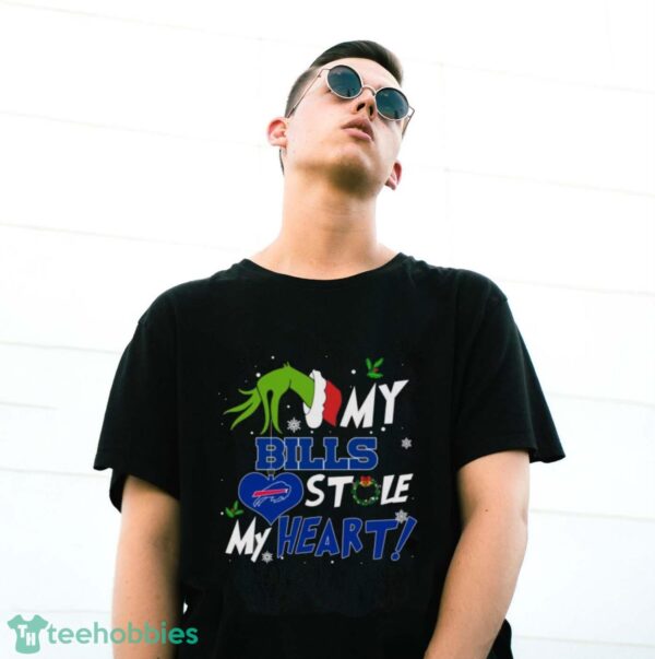 My Buffalo Bills Stole My Heart Grinch Limited Edition Shirt - G500 Gildan T-Shirt