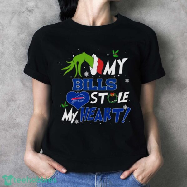 My Buffalo Bills Stole My Heart Grinch Limited Edition Shirt - Ladies T-Shirt