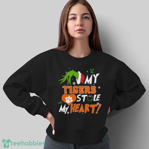 My Clemson Tigers Stole My Heart Grinch Limited Edition Shirt - Sweatshirt