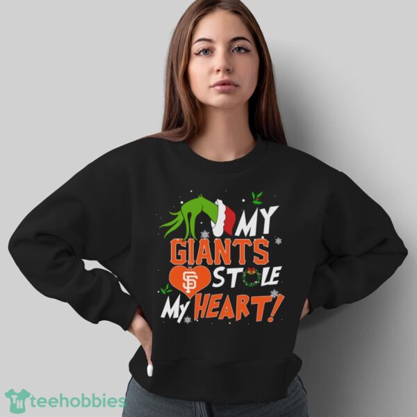 My San Francisco Giants Stole My Heart Grinch Limited Edition Shirt - Sweatshirt