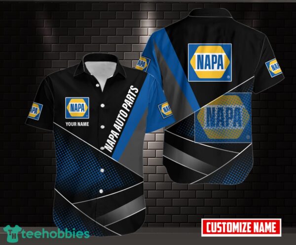 NAPA Auto Parts AOP 3D Hawaiian Shirt Button Shirt Custom Name Product Photo 1