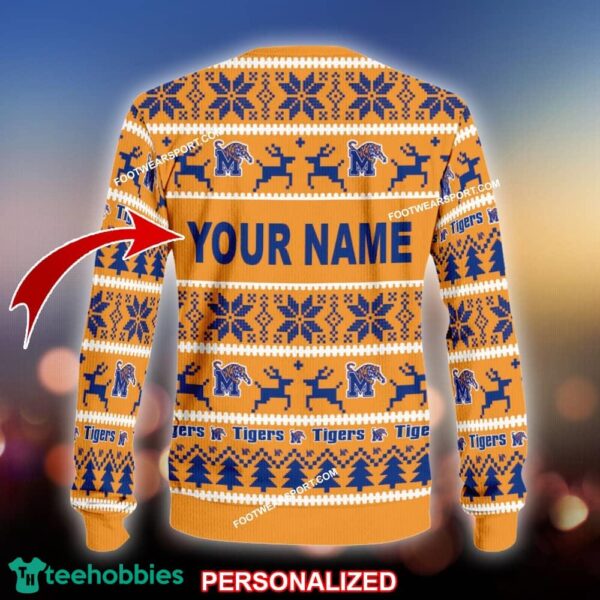 NEW Hibernation Memphis Tigers Knitted Christmas Sweater Gift For Adult - NCAA Memphis Tigers Ugly Christmas Sweater For Men And Women Photo 2