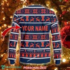 NEW Holy Illinois Fighting Illini Knitted Xmas Sweater Gift For Men And Women - NCAA Illinois Fighting Illini Ugly Christmas Sweater For Men And Women Photo 2
