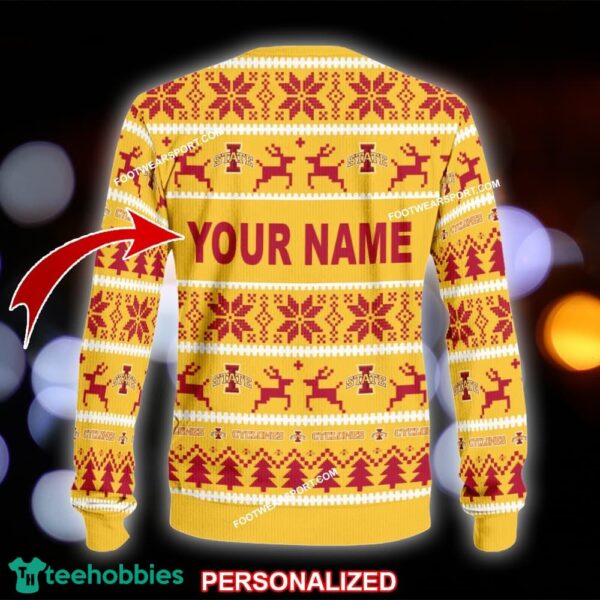 NEW Joseph Iowa State Cyclones Ugly Christmas Sweater Gift For Adult - NCAA Iowa State Cyclones Ugly Christmas Sweater For Men And Women Photo 2
