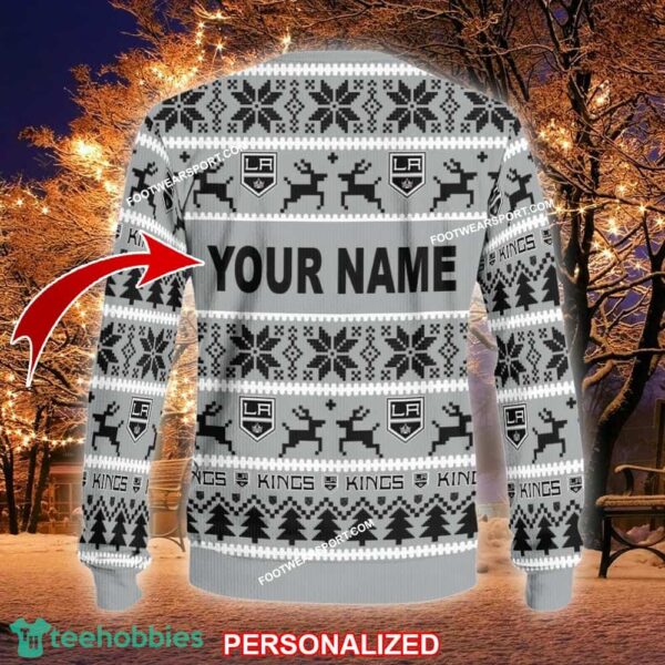 NEW Jumper Los Angeles Kings Ugly Christmas Sweater Gift Holidays - NHL Los Angeles Kings Ugly Christmas Sweater For Men And Women Photo 2