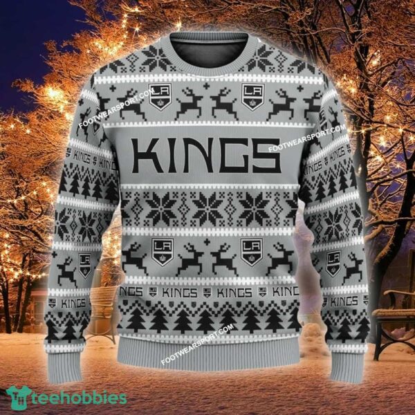 NEW Jumper Los Angeles Kings Ugly Christmas Sweater Gift Holidays - NHL Los Angeles Kings Ugly Christmas Sweater For Men And Women Photo 1