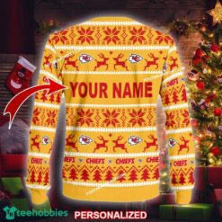 NEW Knitwear Kansas City Chiefs Ugly Christmas Sweater Gift For Men And Women - NFL Kansas City Chiefs Ugly Christmas Sweater For Men And Women Photo 2