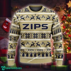 NEW Kringle Akron Zips Knitted Christmas Sweater AOP Gift Holidays - NCAA Akron Zips Ugly Christmas Sweater For Men And Women Photo 1