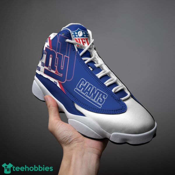 New York Giants Air Jordan 13 Shoes Custom Name Sport Team Shoes Product Photo 2