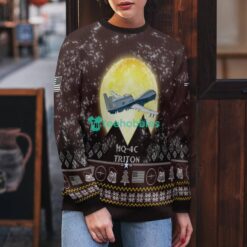 Northrop Grumman MQ-4C Triton MQ4C 3D Aircraft Moonlight Ugly Christmas Sweater Special Gift For Christmas Holiday Product Photo 5