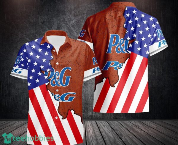 p&g Short Sleeve Hawaiian Shirt Product Photo 1
