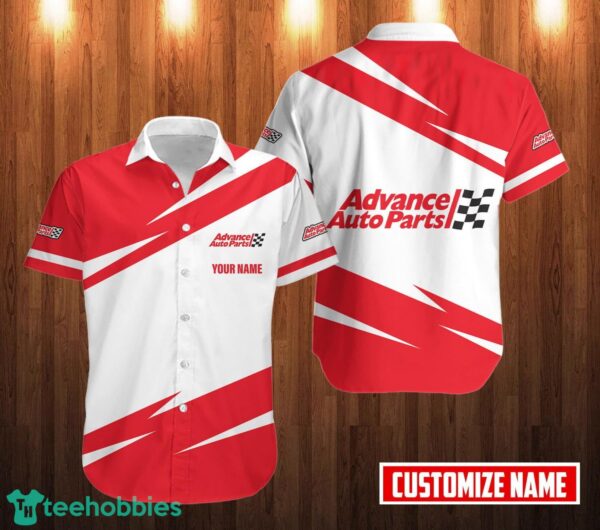 PERSONALIZED advance auto parts AOP 3D Hawaiian Shirt Button Shirt Custom Name Product Photo 1