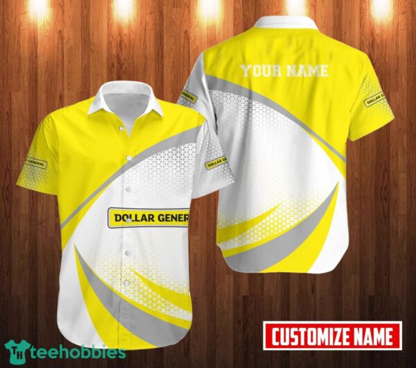 PERSONALIZED Custom Name dollar general Short Sleeve Hawaiian Shirt Product Photo 1
