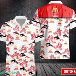PERSONALIZED mcdonald's Hawaiian Shirt Team Shirt Button Shirt Custom Name Product Photo 1
