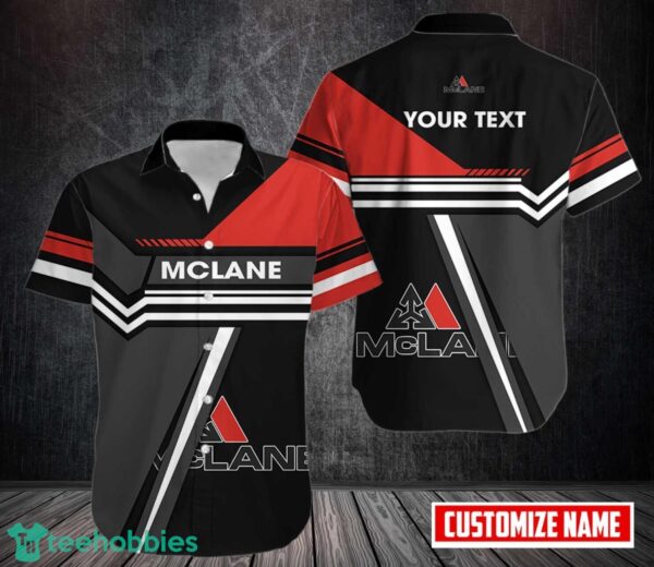 PERSONALIZED mclane AOP 3D Hawaiian Shirt Button Shirt Custom Name Product Photo 1