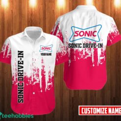 PERSONALIZED sonic drive-in Short Sleeve Hawaiian Shirt Custom Name Product Photo 1