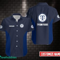 PERSONALIZED tyson foods Short Sleeve Hawaiian Shirt Custom Name Product Photo 1