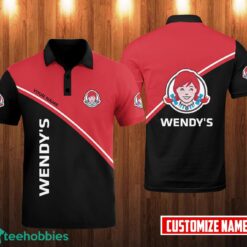 PERSONALIZED wendy's Golf Polo Shift 3D Polo Shirt For Fans Custom Name Product Photo 1
