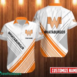 PERSONALIZED whataburger Short Sleeve Hawaiian Shirt Custom Name Product Photo 1