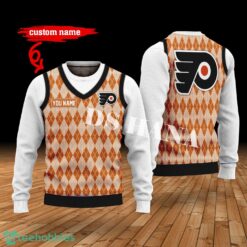 Philadelphia Flyers Custom Name New Style Sweater Philadelphia Flyers Ghile Style 3D Print Christmas Sweater Product Photo 1