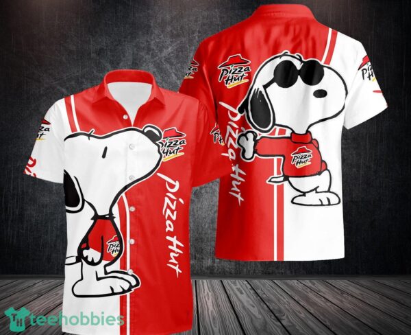 pizza hut Short Sleeve Hawaiian Shirt Product Photo 1