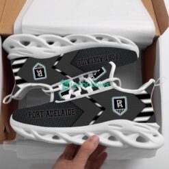 Port Adelaide Football Club Max Soul Shoes Sneakers Team Sport Shoes Men Women Gift image Port Adelaide Football Club Max Soul Shoes Sneakers Team Sport Shoes Men Women Gift Product Photo 2