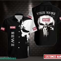 Rewe AOP 3D Hawaiian Shirt Button Shirt Custom Name Product Photo 1