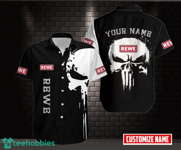 Rewe AOP 3D Hawaiian Shirt Button Shirt Custom Name Product Photo 1
