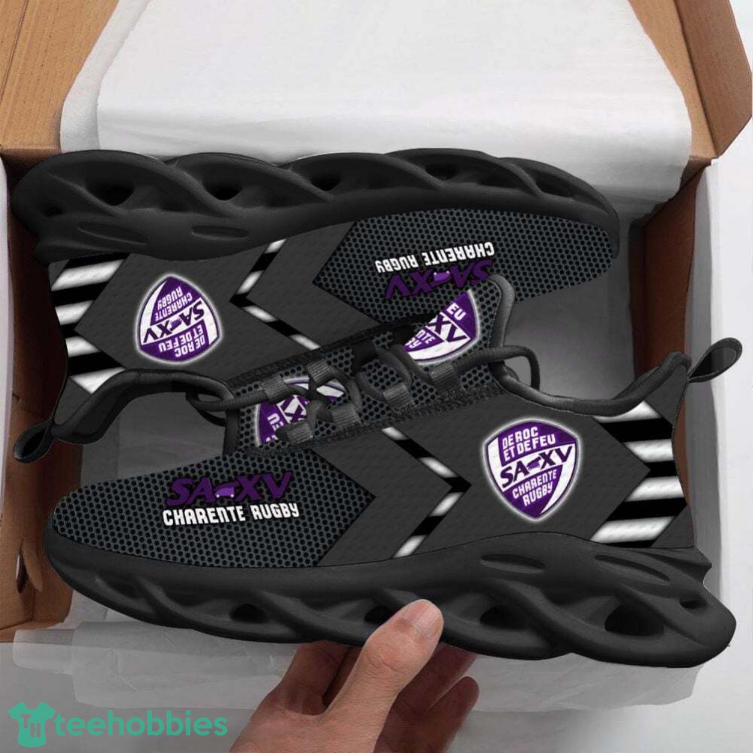 SAXV Charente Rugby Max Soul Shoes Sneakers Team Sport Shoes Men Women Gift image SAXV Charente Rugby Max Soul Shoes Sneakers Team Sport Shoes Men Women Gift Product Photo 1