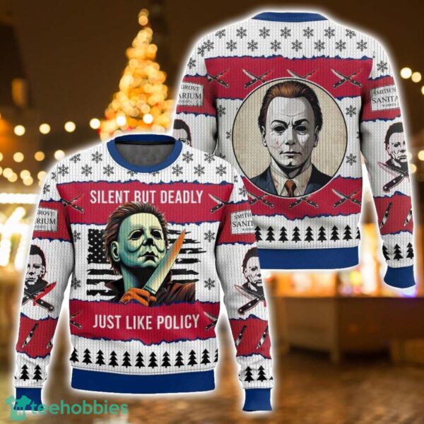 Silent But Deadly Halloween 1978 Horror Ugly Christmas Sweater 3D All Printed Sweater Christmas Gift Product Photo 1