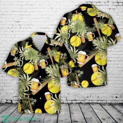 Softball & Beer Hawaiian Shirt Product Photo 1