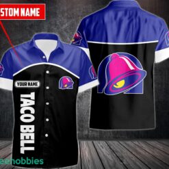 Taco Bell Button Shirt 3D Printed Hawaii Shirt Custom Name Product Photo 1