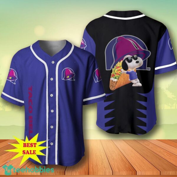 Taco Bell Snoopy Baseball Jersey For Men And Women Product Photo 1