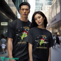 The Grinch I Hate People But I Love Jacksonville Jaguars Christmas T-shirt Product Photo 4