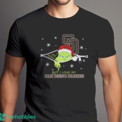 The Grinch I Hate People But I Love San Diego Padres Christmas T-shirt Product Photo 6