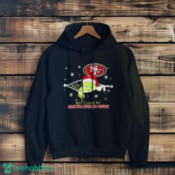 The Grinch I Hate People But I Love San Francisco 49ers Christmas T-shirt Product Photo 4