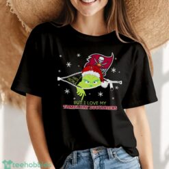 The Grinch I Hate People But I Love Tampa Bay Buccaneers Christmas T-shirt Product Photo 7