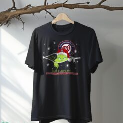 The Grinch I Hate People But I Love Washington Nationals Christmas T-shirt Product Photo 5