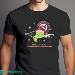 The Grinch I Hate People But I Love Washington Nationals Christmas T-shirt Product Photo 6
