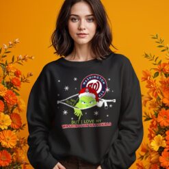 The Grinch I Hate People But I Love Washington Nationals Christmas T-shirt Product Photo 8