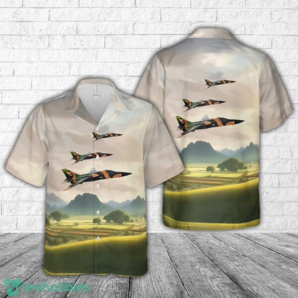 US Air Force 474th Tactical Fighter Wing F-111A Hawaiian Shirt Product Photo 1