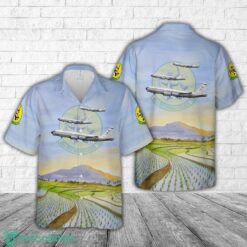 US Air Force RC-135U Rivet Sent 55th Wing, 45th Reconnaissance Squadron, 64-14849 - Offutt AFB, NE - 2017 Hawaiian Shirt Product Photo 1