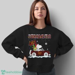 Washington Commanders Snoopy And Woodstock Driving Car Cute Snoopy Limited Edition Shirt - Sweatshirt